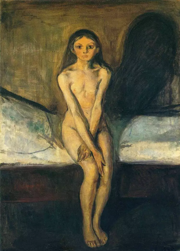 Edward Munch. Pubertät, 1895