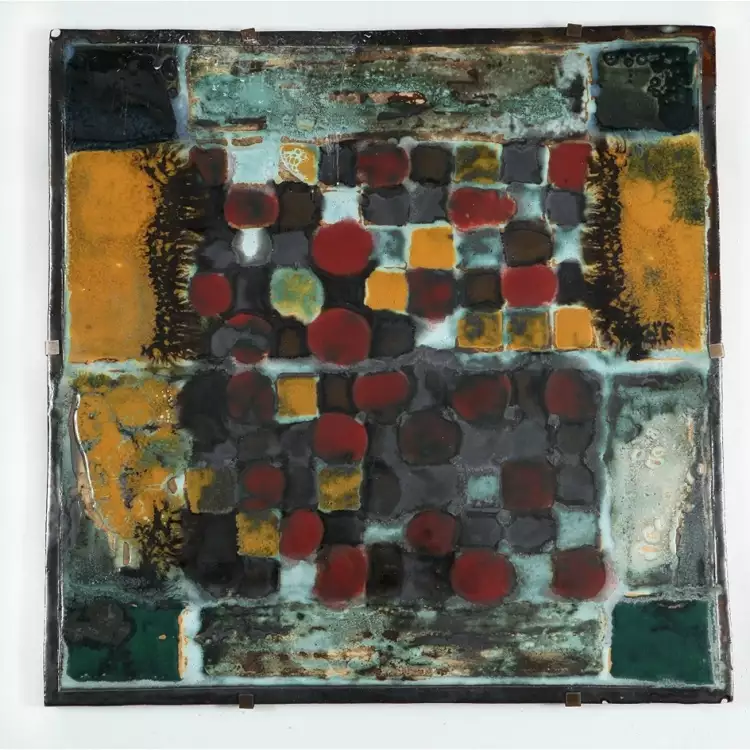 А. Л. Удальцова. Декоративное панно «Отражение». Москва, 2001