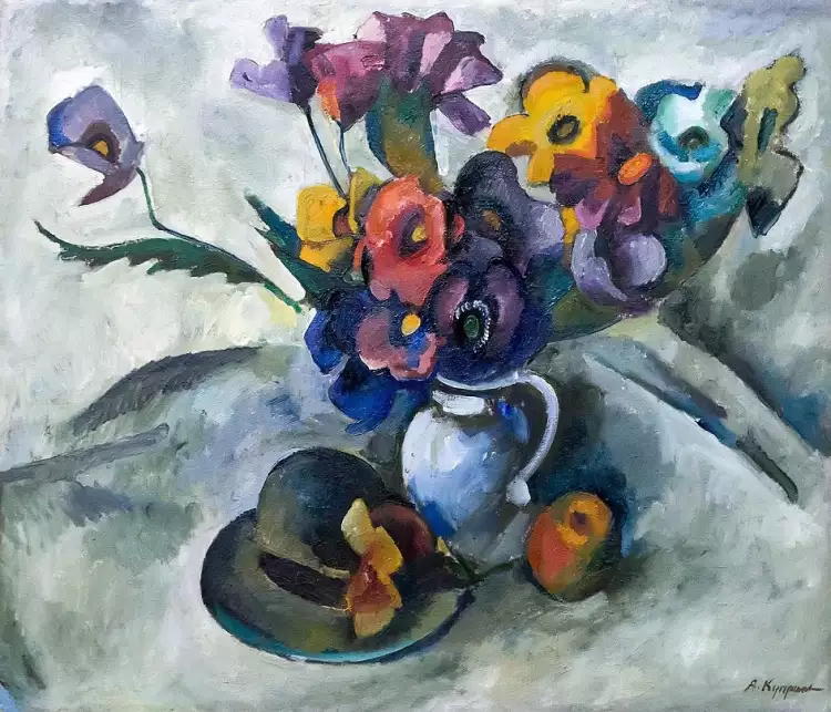 Александр Куприн. Картина «Натюрморт со шляпой», 1917