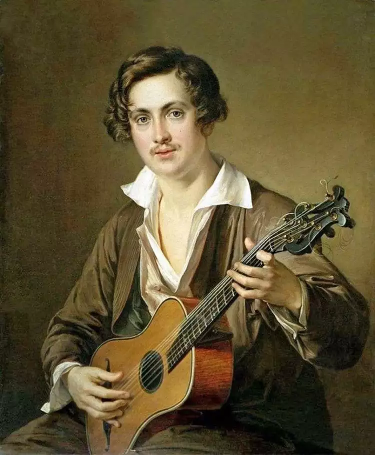 Василий Тропинин. Картина «Гитарист», 1839 Василий Тропинин. Картина «Гитарист», 1839