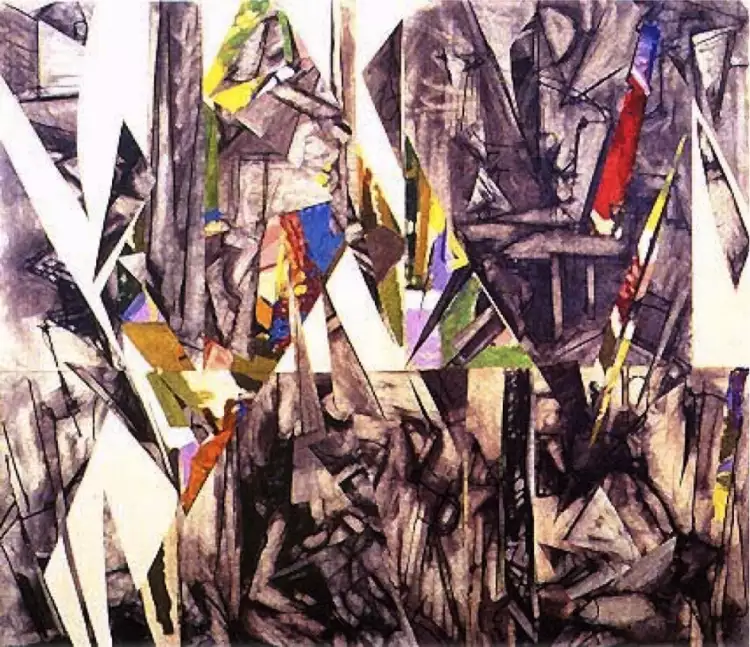 Коллаж. Ли Краснер. Коллаж «Императив», 1976