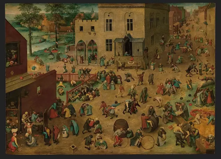 Питер Брейгель Старший. «Детские игры», 1560