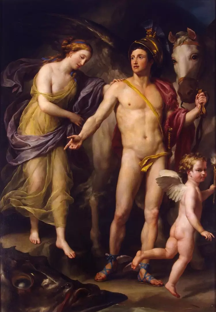 Миф об Андромеде. Антон Рафаэль Менгс. «Персей и Андромеда», 1778 Миф об Андромеде. Антон Рафаэль Менгс. «Персей и Андромеда», 1778