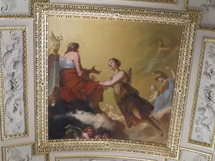 Пьер Поль Прюдон. Роспись плафона в Лувре «Диана, умоляющая Юпитера», 1803 Пьер Поль Прюдон. Роспись плафона в Лувре «Диана, умоляющая Юпитера», 1803