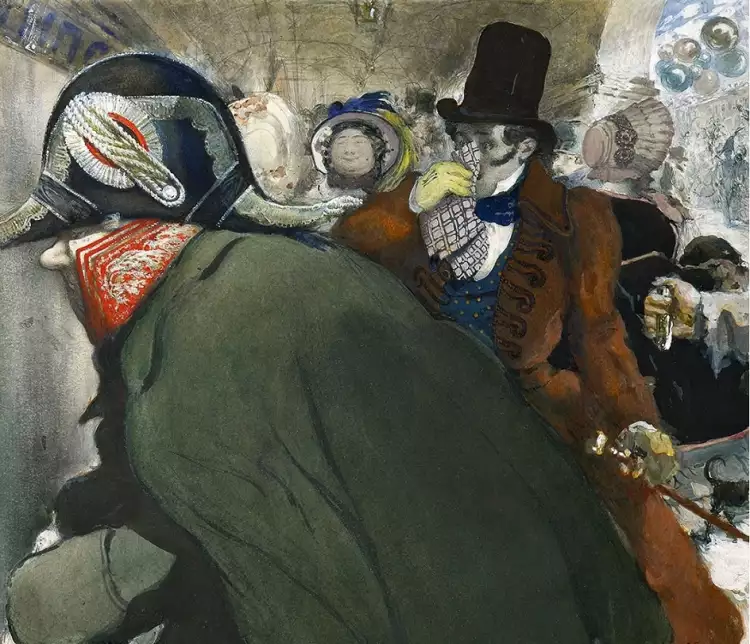 «Мир искусства». Лев Бакст. Иллюстрация к повести Н. Гоголя «Нос», 1904 «Мир искусства». Лев Бакст. Иллюстрация к повести Н. Гоголя «Нос», 1904