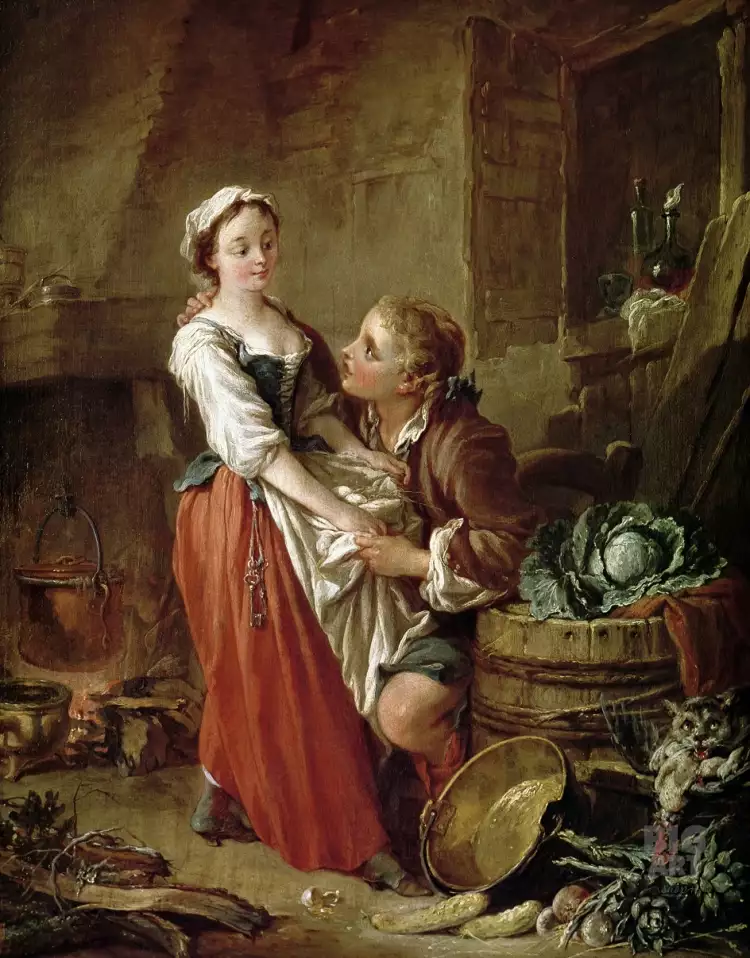 Rococo. François Boucher. Une belle cuisinière Rococo. François Boucher. Une belle cuisinière