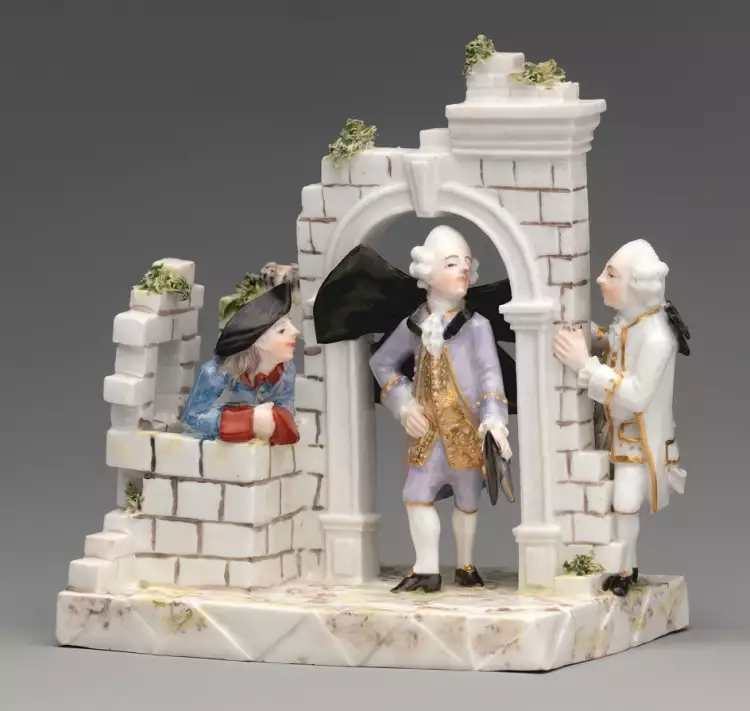 Фарфор Людвигсбург. Скульптура «Большой бант», 1770