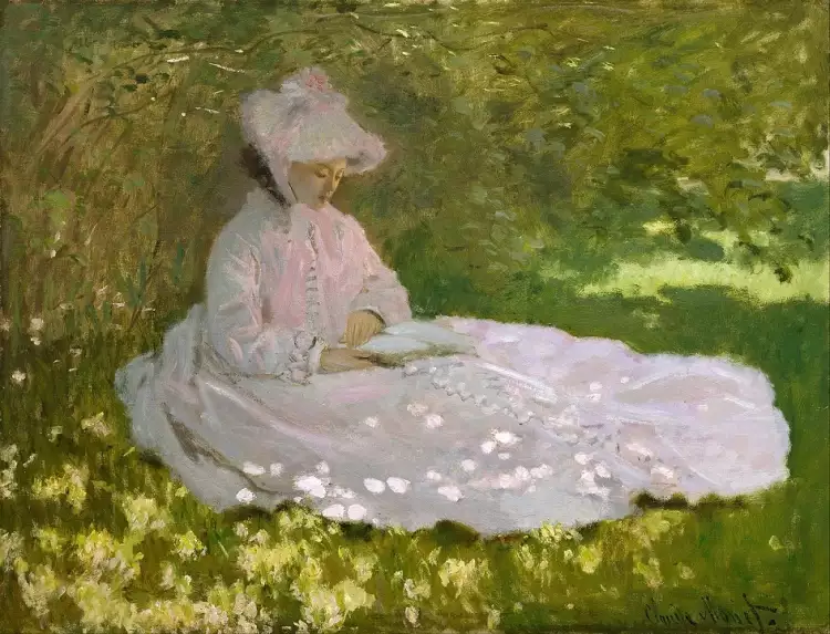 Claude Monet. The spring, 1872 Claude Monet. The spring, 1872