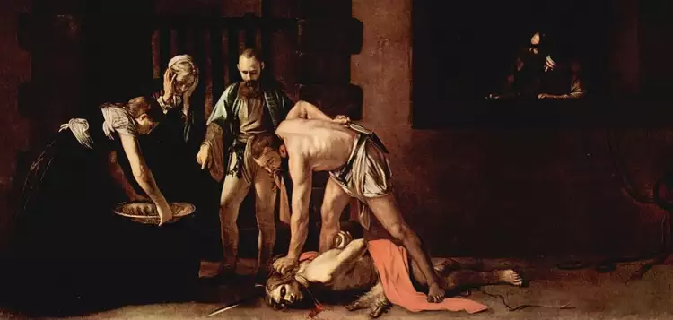 Караваджо. Картина «Усекновение головы Иоанна Крестителя»