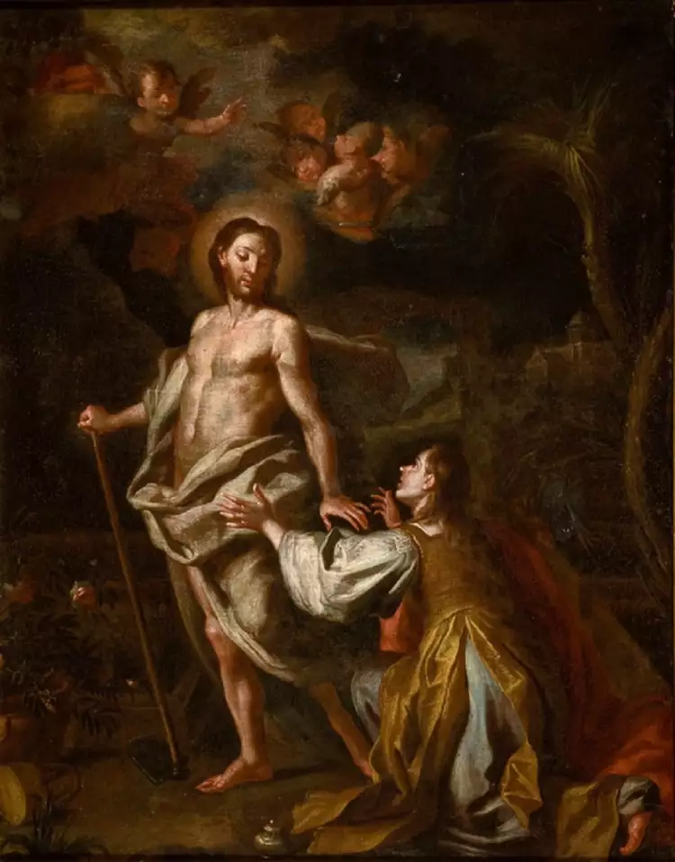 Франческо Солимена. Картина Noli me tangere, 1703