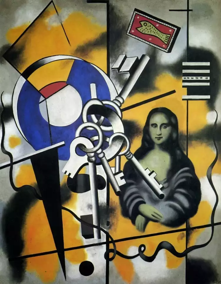 Фернан Леже. Картина «Джоконда с ключами», 1930 Фернан Леже. Картина «Джоконда с ключами», 1930