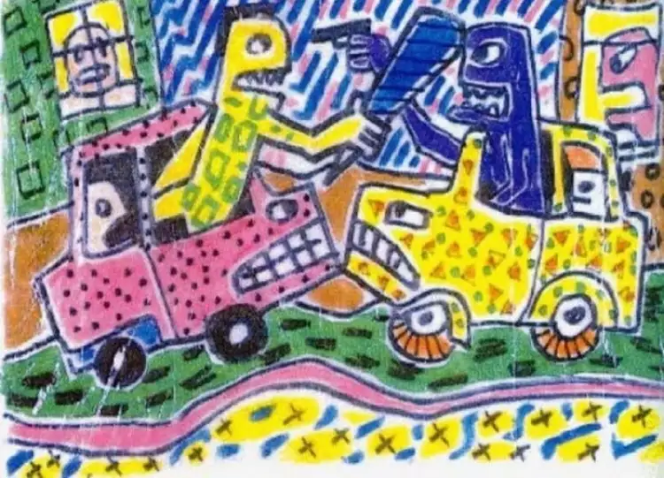 Картина Виктора Цоя