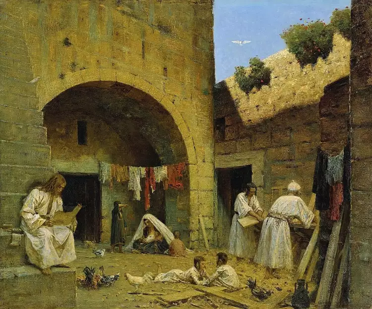 Василий Верещагин. «Святое семейство», 1884