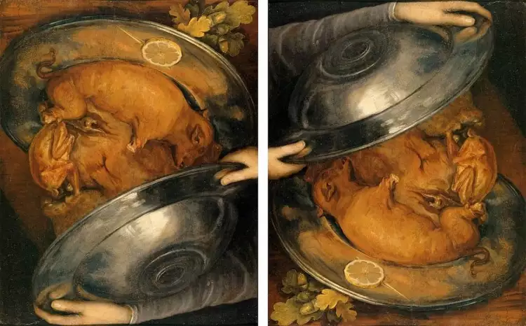 Джузеппе Арчимбольдо. Картина «Повар», 1570