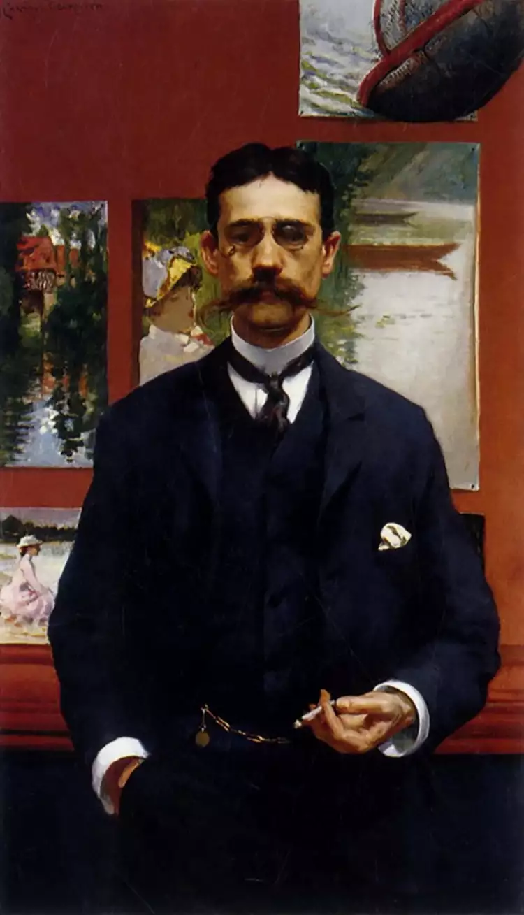 Джеймс Кэролл Беквит. Картина «Портрет Уильяма Уолтона», 1886 Джеймс Кэролл Беквит. Картина «Портрет Уильяма Уолтона», 1886