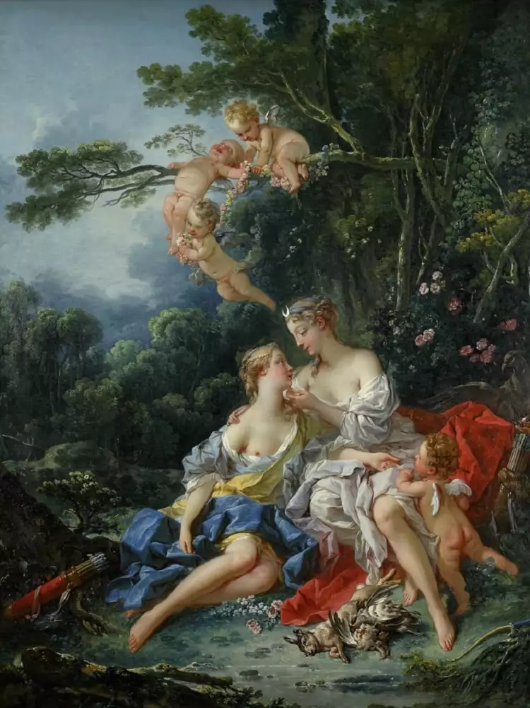 Франсуа Буше. «Юпитер и Каллисто», 1744 Франсуа Буше. «Юпитер и Каллисто», 1744