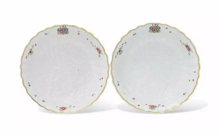 Марки и клейма Мейсенского фарфора в XVIII веке. Тарелки из «Лебединого сервиза»