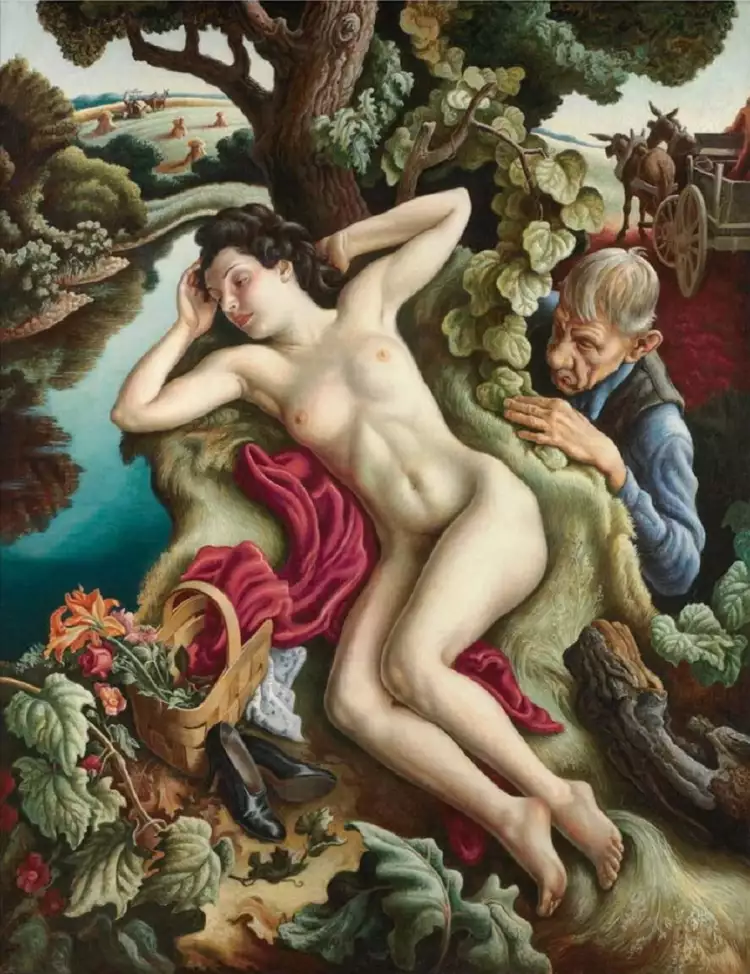 Regionalismus. Thomas Hart Benton. Persephone, 1939 Regionalismus. Thomas Hart Benton. Persephone, 1939