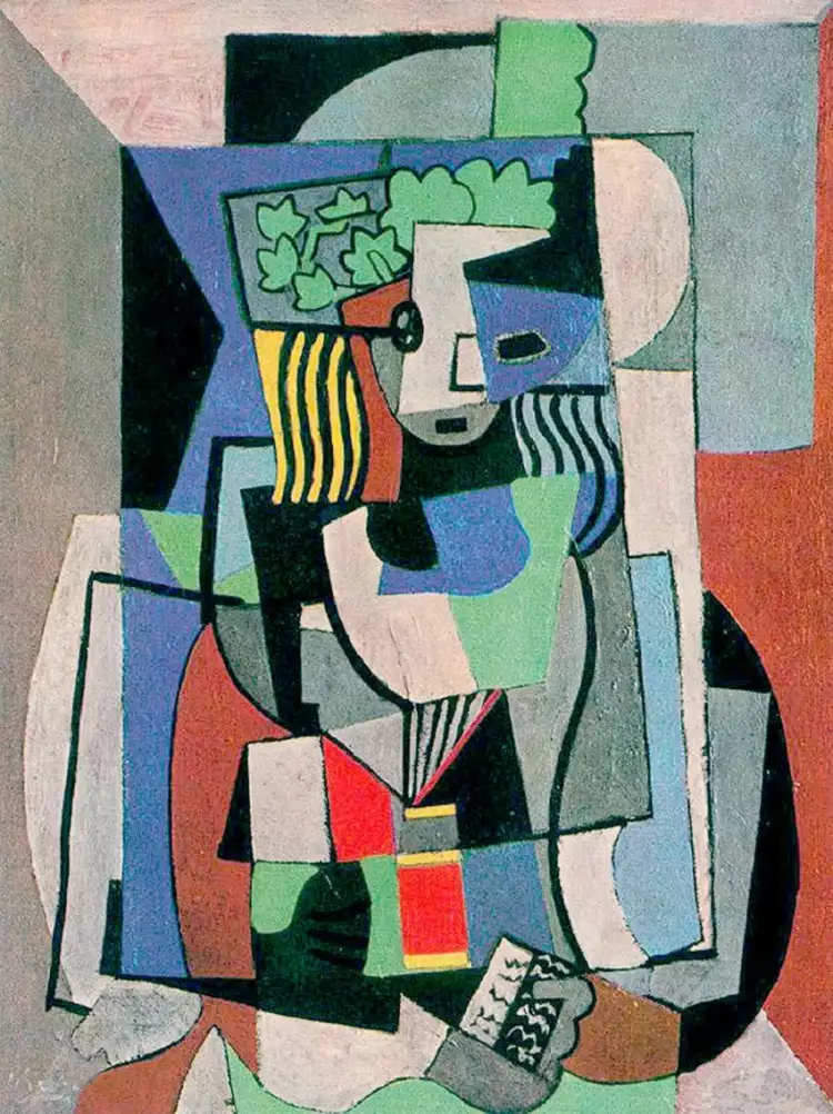 Кубизм. Пабло Пикассо. «Студент», 1919 Кубизм. Пабло Пикассо. «Студент», 1919