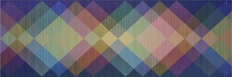 Оп-арт. Карлос Крус-Диес. «Психохромия 2549», 2018