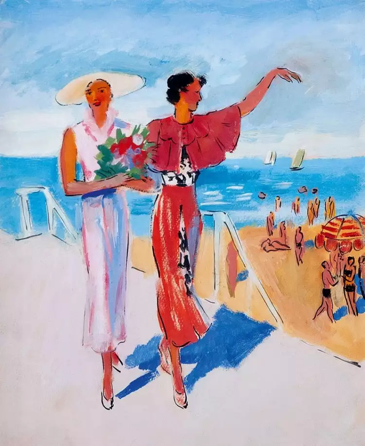 Николай Тырса. Эскиз обложки модного журнала, 1930-е