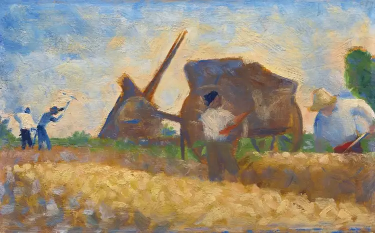Жорж Сёра. «Рабочие», 1883 Жорж Сёра. «Рабочие», 1883