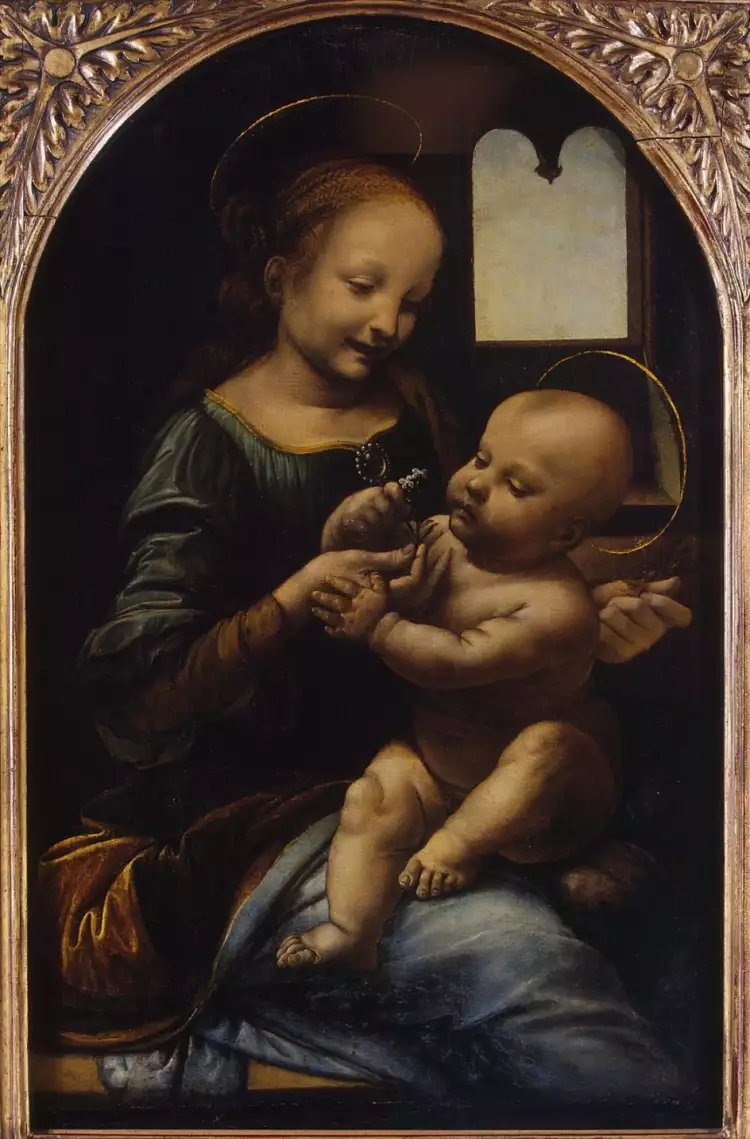 Renaissance. Leonardo da Vinci. Benois Madonna, 1478-1480 Renaissance. Leonardo da Vinci. Benois Madonna, 1478-1480