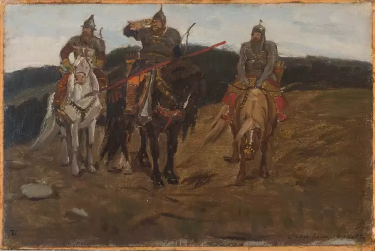 Виктор Васнецов. Богатыри, 1876 Виктор Васнецов. Богатыри, 1876