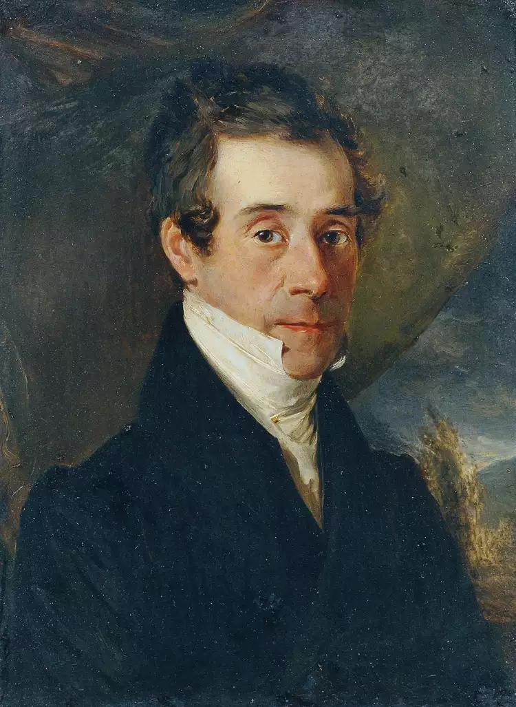 Мориц Михаэль Даффингер. Картина «Портрет неизвестного мужчины», 1835