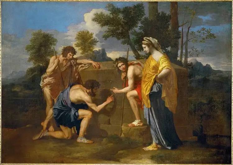 Pastorale. Nicolas Poussin. Die arkadischen Hirten, 1638 Pastorale. Nicolas Poussin. Die arkadischen Hirten, 1638