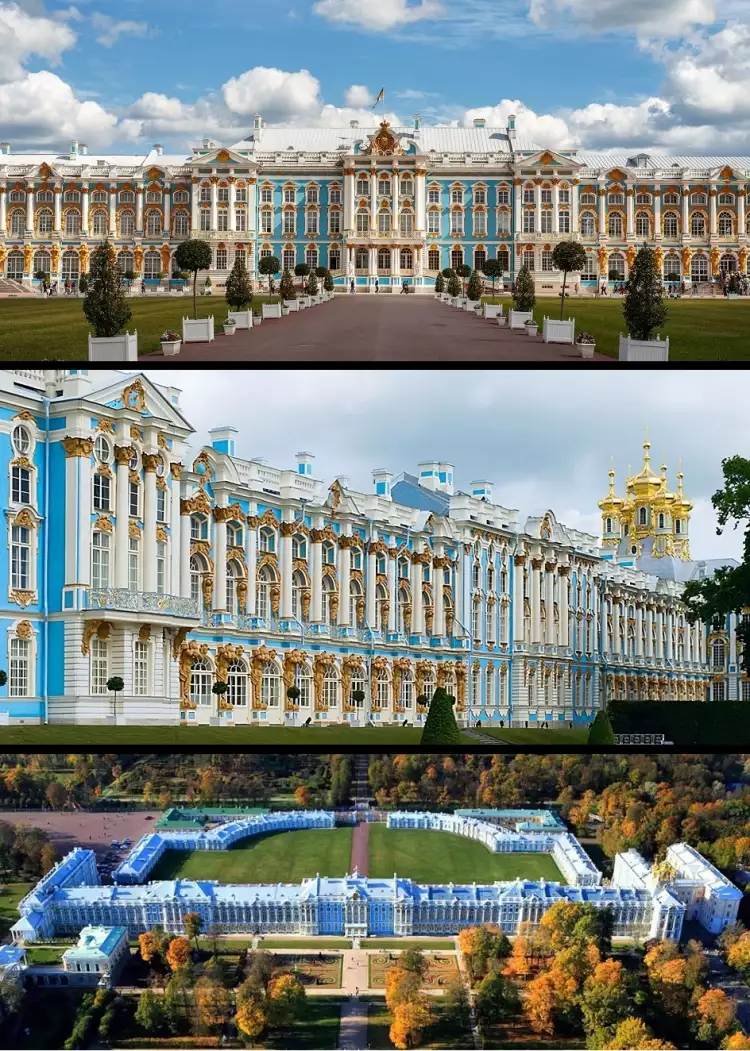 Bartolomeo Francesco Rastrelli. Palais de la Grande Catherine à Tsarskoye Selo, 1752-1756 Bartolomeo Francesco Rastrelli. Palais de la Grande Catherine à Tsarskoye Selo, 1752-1756