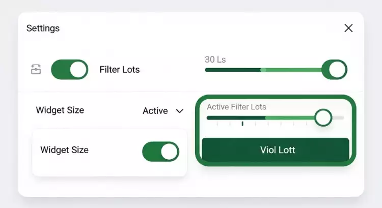 Настройка виджета BidApp24: как фильтровать лоты и менять внешний вид
