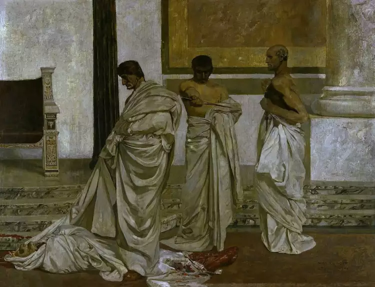 Макс Клингер. Картина «Смерть Цезаря», 1879 Макс Клингер. Картина «Смерть Цезаря», 1879