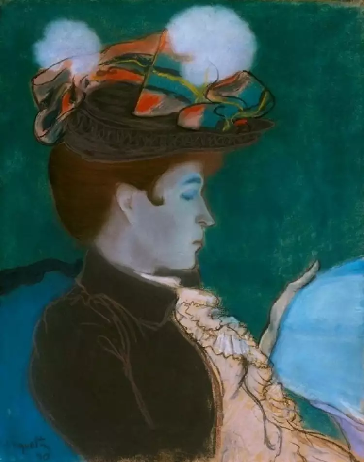 Синтетизм. Луи Анкетен. Картина «Читающая женщина», 1890 Синтетизм. Луи Анкетен. Картина «Читающая женщина», 1890