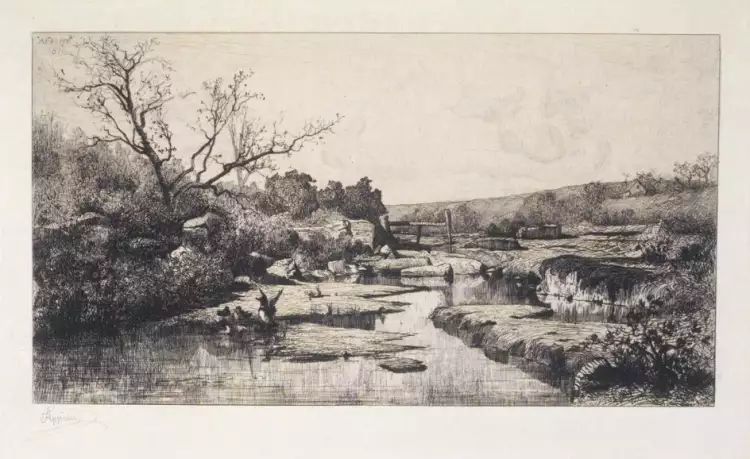 Адольф Аппиан. Картина «Источник Альбарина», 1870 Адольф Аппиан. Картина «Источник Альбарина», 1870