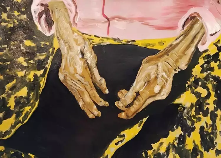 Владимир Щербинин. «Столетняя женщина. (Руки)»