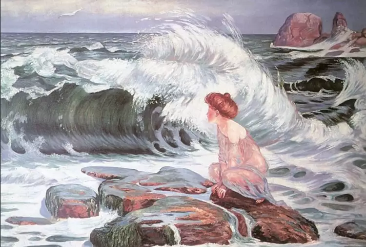 Франтишек Купка. Картина «Волна», 1902 Франтишек Купка. Картина «Волна», 1902