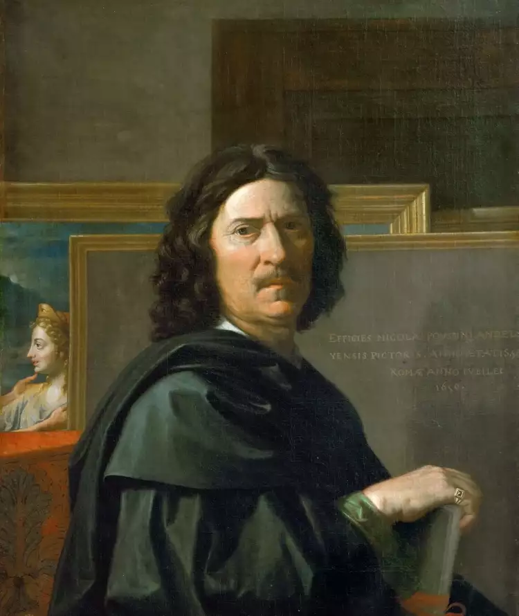 Classicisme français. Nicolas Poussin. Autoportrait, 1650