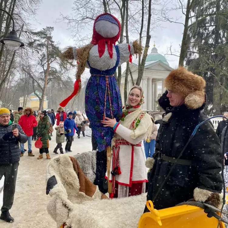 Масленичные гуляния в Архангельском