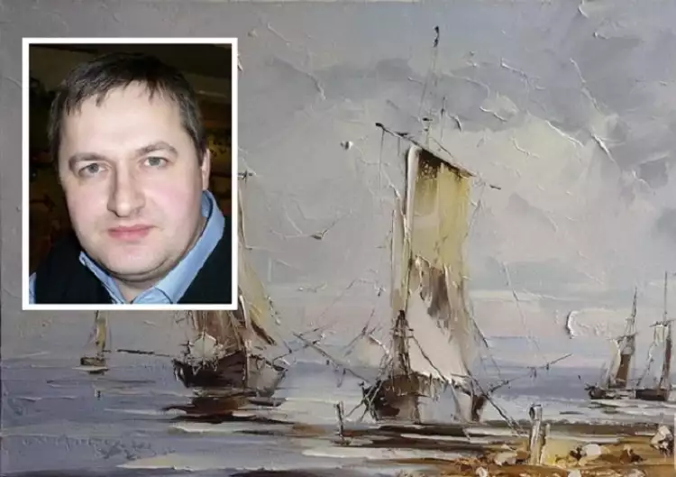 Мастера мастихиновой техники живописи. Юрий Хованский и его «Морской пейзаж»