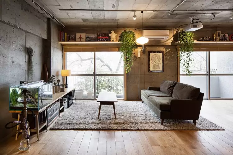 Interieur. Interieur im Grunge-Stil Interieur. Interieur im Grunge-Stil