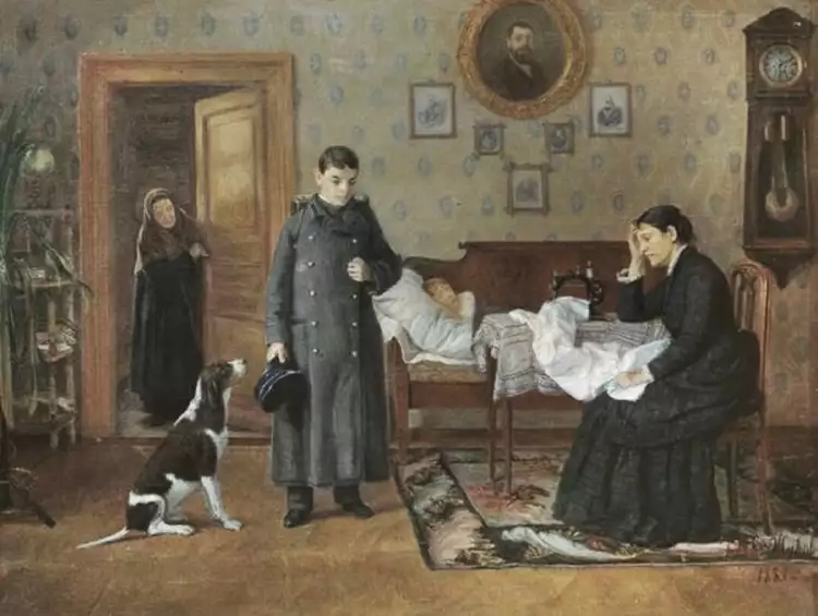 Школьные годы в картинах художников. Жуков. Провалился