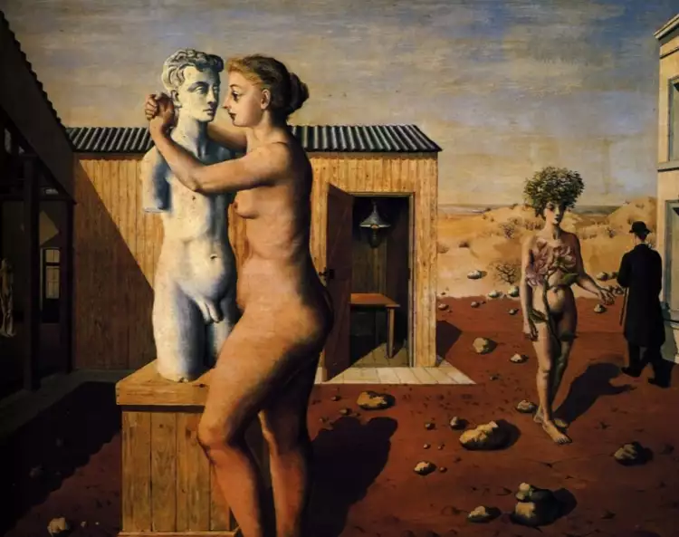 Поль Дельво. Картина «Пигмалион», 1939 Поль Дельво. Картина «Пигмалион», 1939