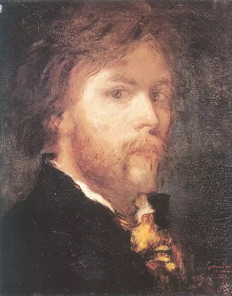 Гюстав Моро. «Автопортрет», 1850 Гюстав Моро. «Автопортрет», 1850