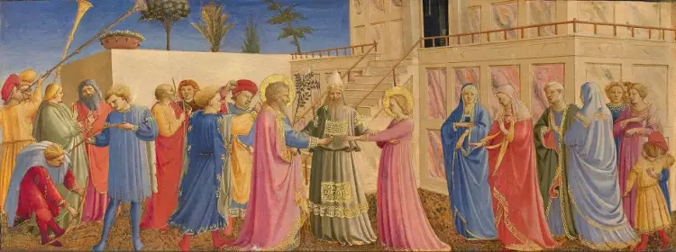 Фра Беато Анджелико. Картина «Обручение Девы Марии», 1435