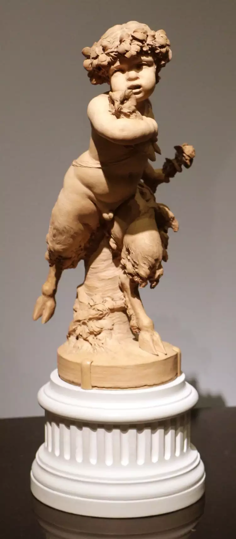 Клодион. Скульптура «Бегущий маленький сатир с совой», 1770-е