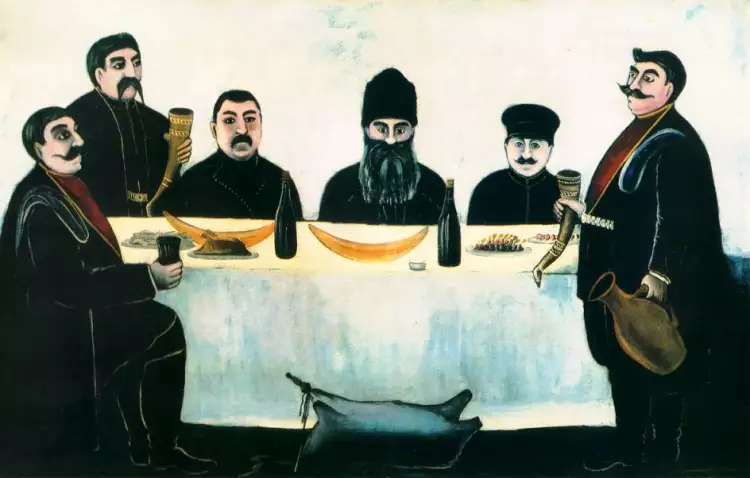 Примитивизм. Нико Пиросмани. «Друзья Бегоса» Примитивизм. Нико Пиросмани. «Друзья Бегоса»