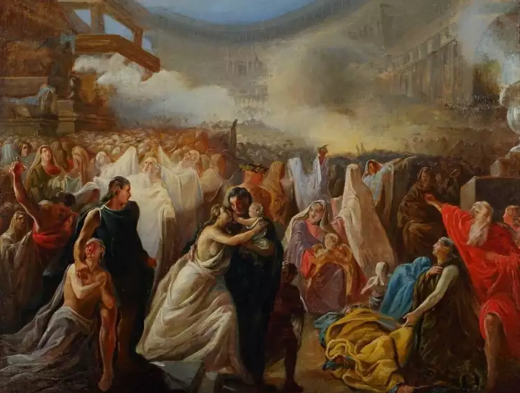 Константин Флавицкий. Картина «Без названия», 1860-е Константин Флавицкий. Картина «Без названия», 1860-е