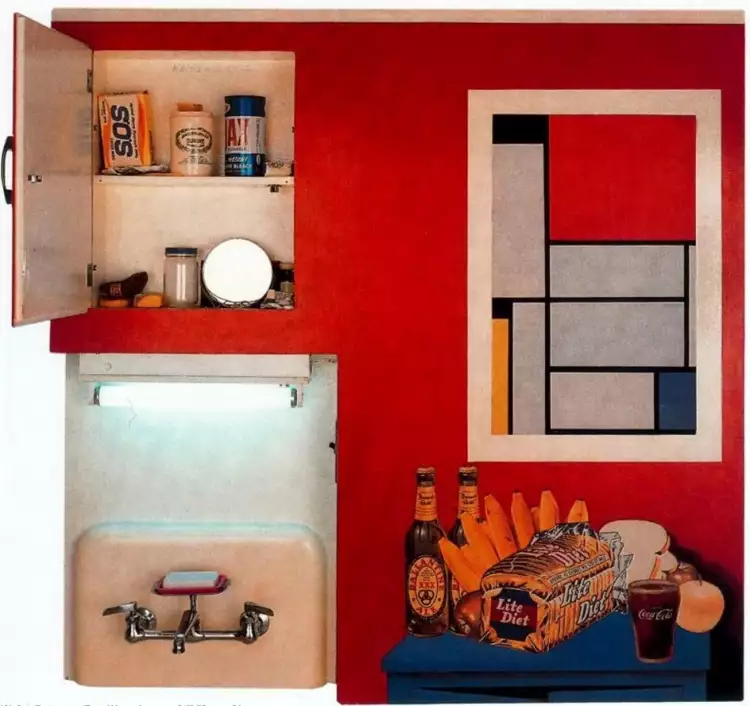 Поп-арт в фотографии. Том Вессельман. «Натюрморт №20», 1962