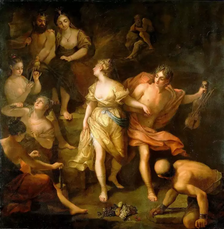 Миф об Орфее. Жан Рау. «Орфей и Эвридика», 1720